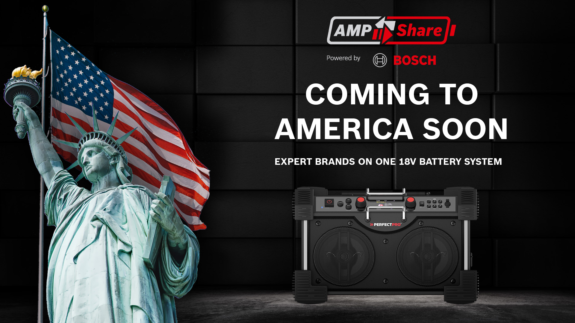 AMPShare – Powered by Bosch Professional launch in Canada and USA