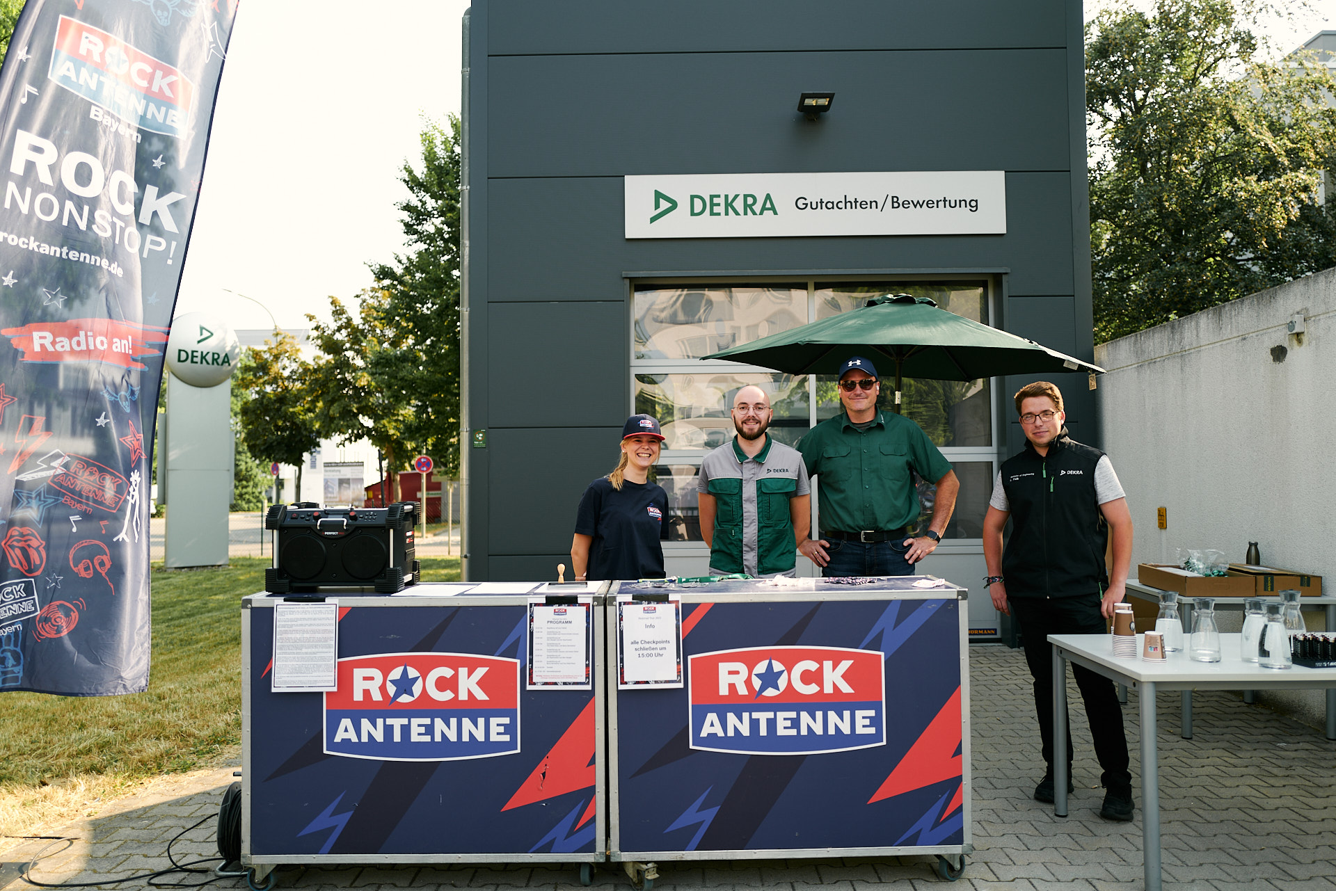 Rockhart Rockantenne Motorradtour 2023 in München und Augsburg