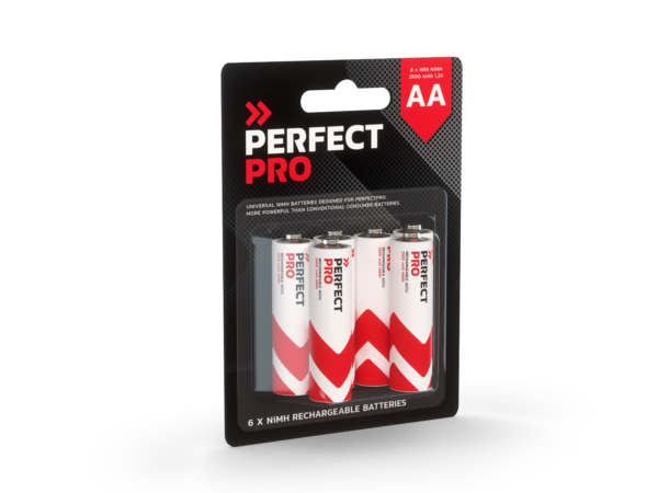 PerfectPro Piles NiMH AA (lot de 6)