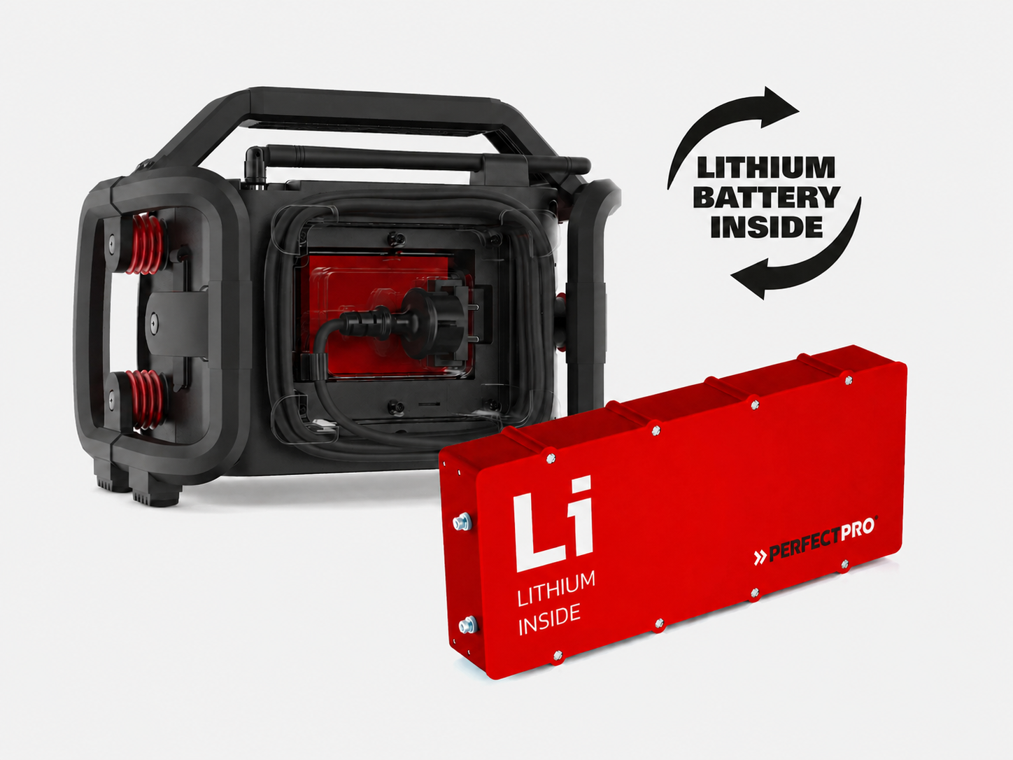 PerfectPro ROCKPRO met ingebouwde lithiumaccu
